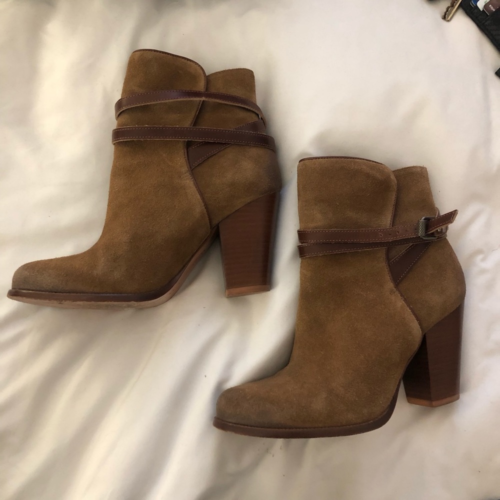 All Saints suede ankle boots